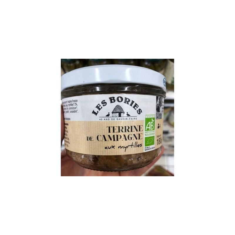 TERRES DE CAMPAGNE Mermelada de Arándanos Bio 180 g