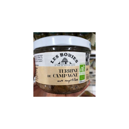 [3416952626101] TERRES DE CAMPAGNE Compota de Mirtilo Bio 180 g