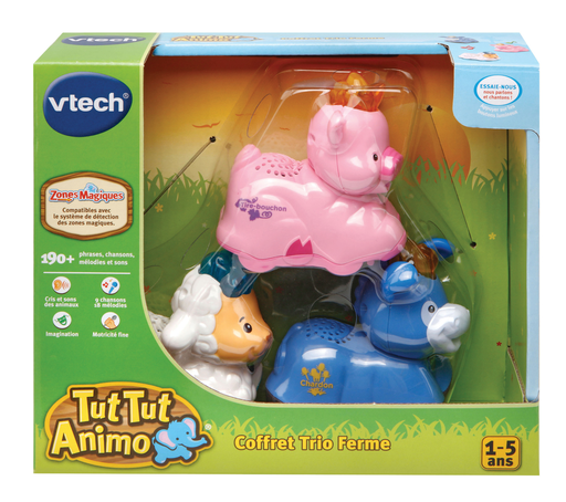 [3417762153351] VTECH Tut Animo Coffret Trio Ferme