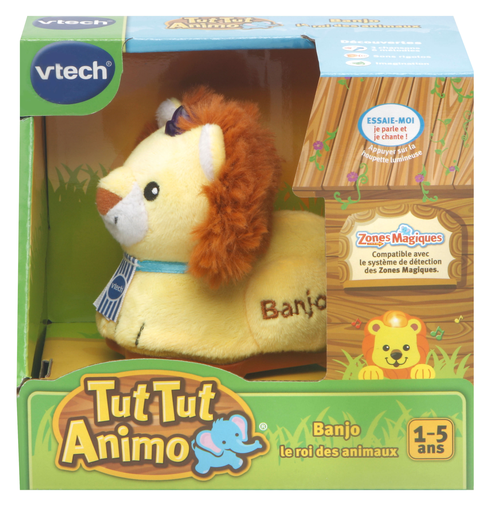 [3417762453055] VTECH Tut Animo Plush Animals l'animal