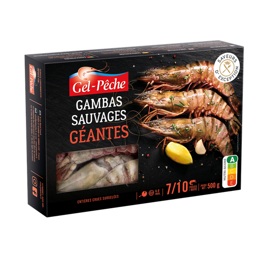 [3423771001064] GEL PECHE Gambas selvagens gigantes 500 g