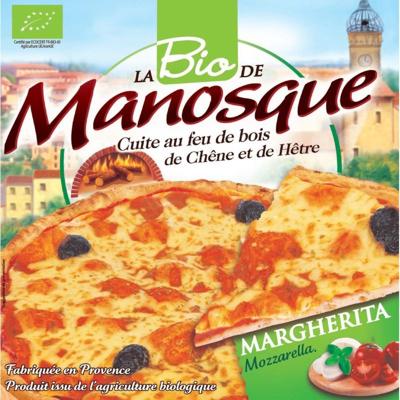 PIZZA DE MANOSQUE Margherita Bio 380 g