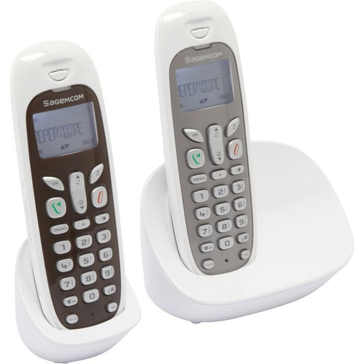 [3425163556251] SAGEMCOM Telefone DECT duo sem atendedor D271 duo