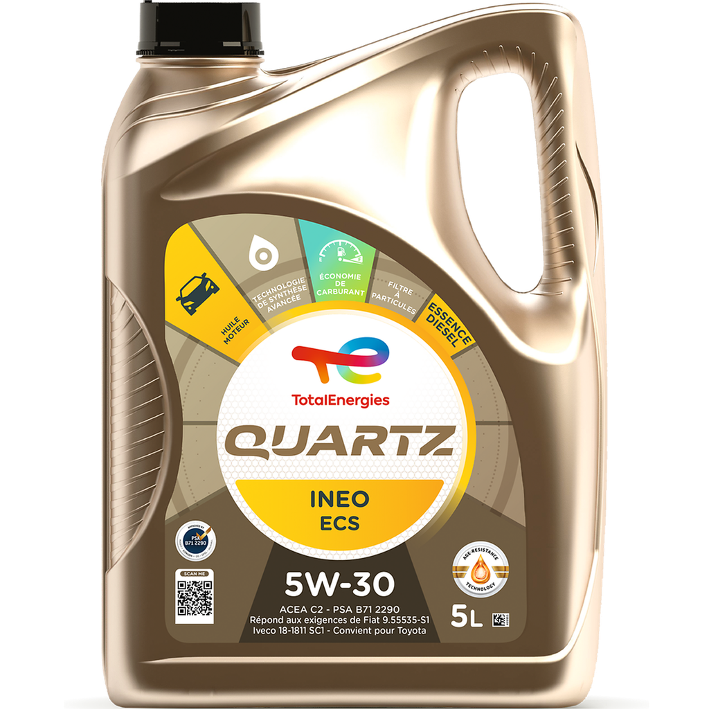 TOTAL Quartz Ineo ECS 5W-30 Engine Oil 5L