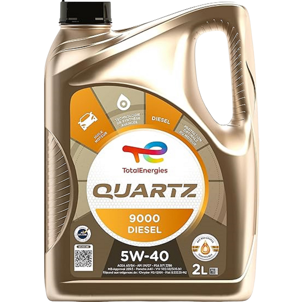 TOTAL Quartz 9000 5W-40 Diesel Engine Oil 2 L