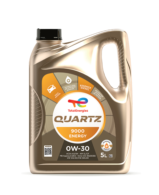 TOTAL Quartz 9000 Energy Engine Oil 0W-30 5 L