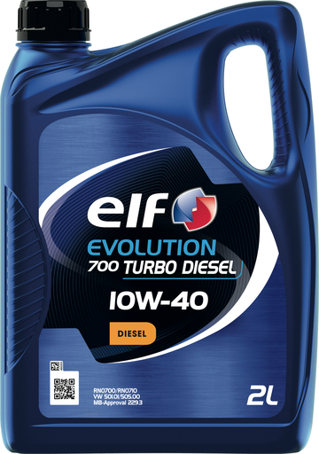 [3425901110806] ELF Evolution 700 Turbo Diesel 10W-40 Diesel Engine Oil 2 L