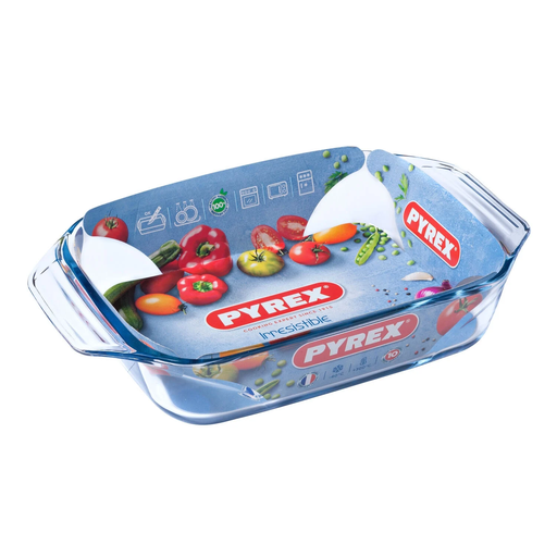 [3426470268608] PYREX Rectangular Glass Oven Dish Irresistible 31x20cm 2.1L