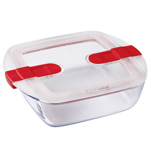 [3426470279598] PYREX Fuente rectangular Cook & Heat con tapa 20 x 17 cm 1 L