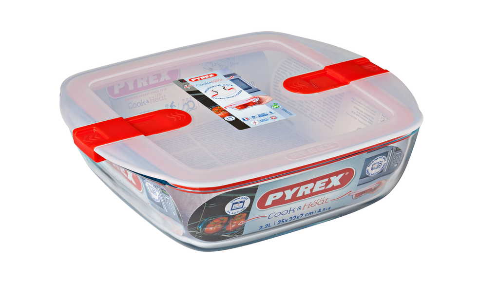 PYREX Rectangular Dish Cook & Heat 2.2 L 25 x 22cm
