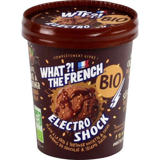 [3428420019902] WHAT THE FRENCH Organic Electro Shock Ice Cream 284 g