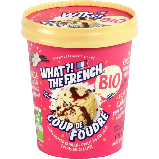 [3428420019957] WHAT THE FRENCH Organic Ice Cream Coup de Foudre 280 g