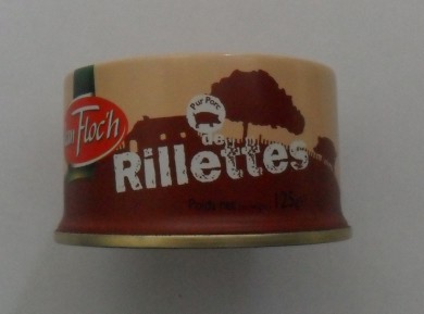 1/6 Rillettes Pur Porc 125G Le Floc H