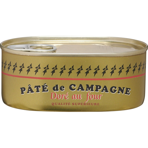 [3434350004734] PREMIERS PRIX AVEC** Pâté de campagne doré au four 200 g