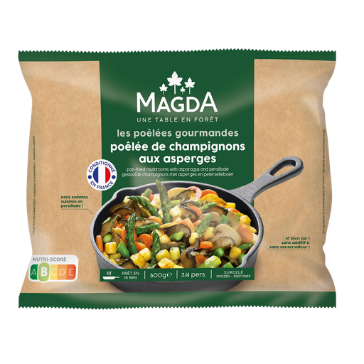 [3434410072864] MAGDA Poêlée de champignons aux asperges 600 g
