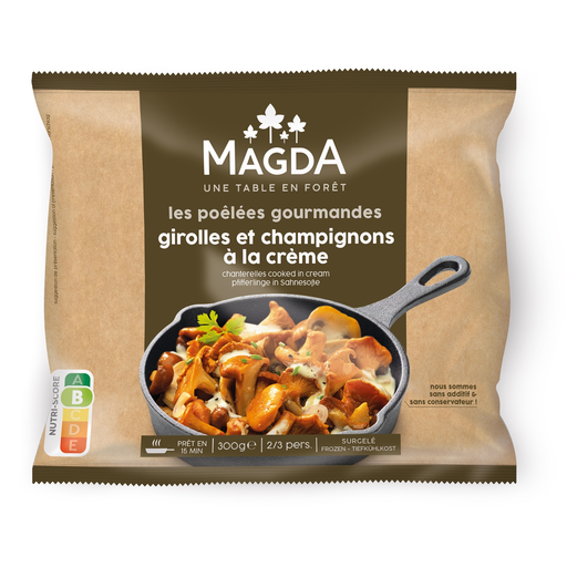 [3434410073182] MAGDA Les Poêlées Gourmandes Girolles à la crème 300 g