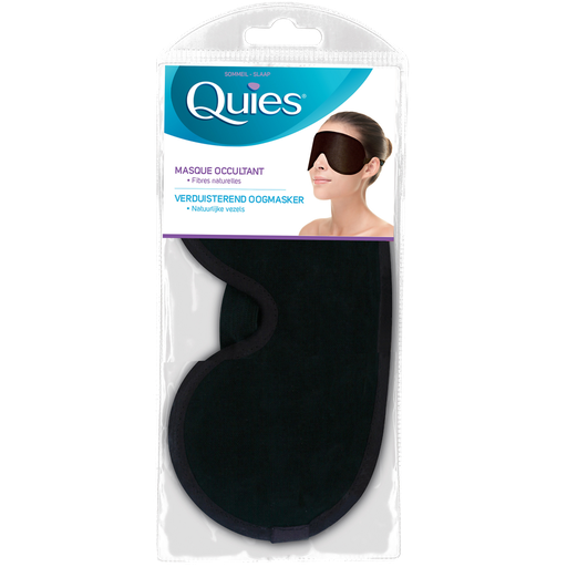 [3435171200053] QUIES Máscara de dormir ocultante fibra natural 1 unidade