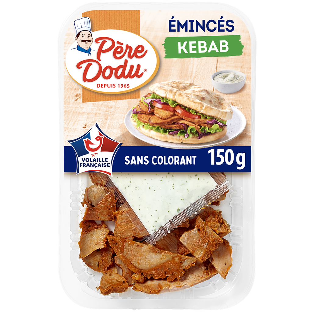 PERE DODU Kebab de pavo marinado con salsa blanca 150 g