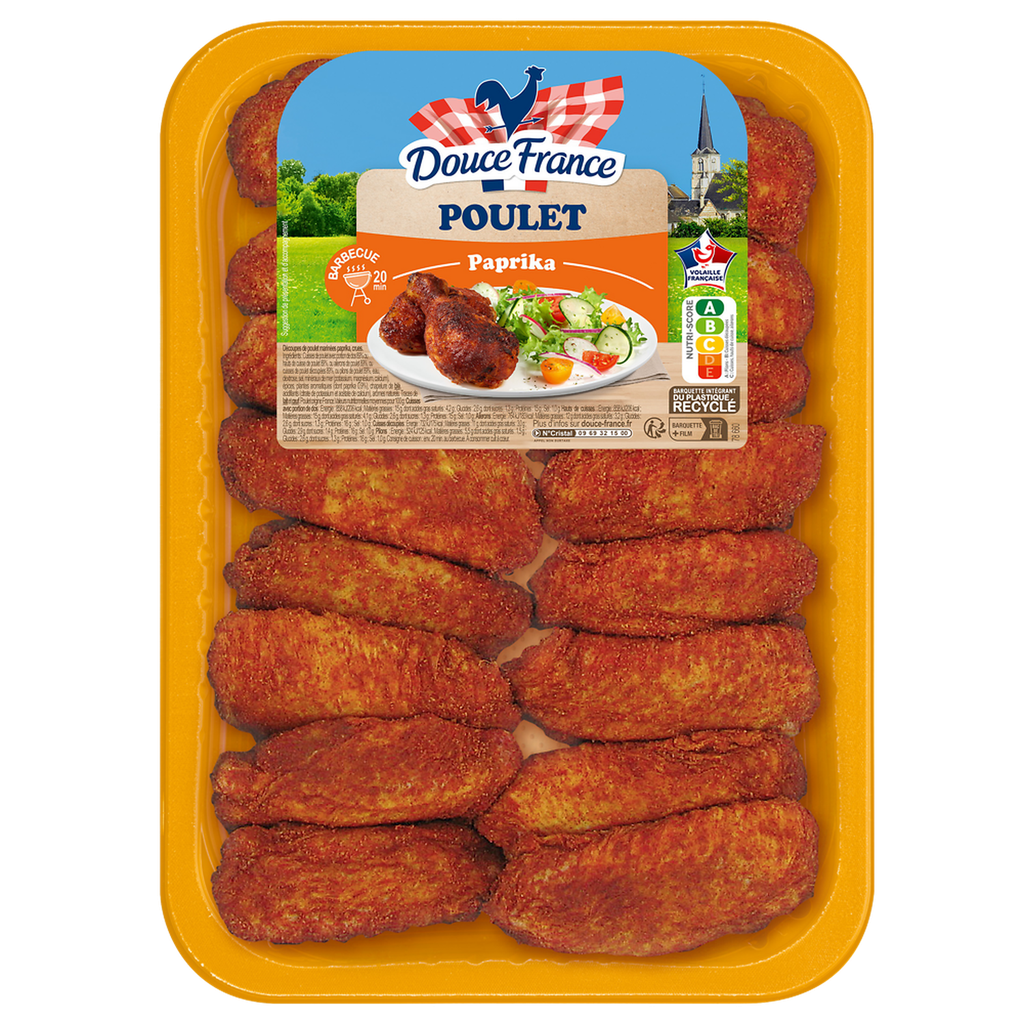 PERE DODU Asas de frango com paprika 500 g
