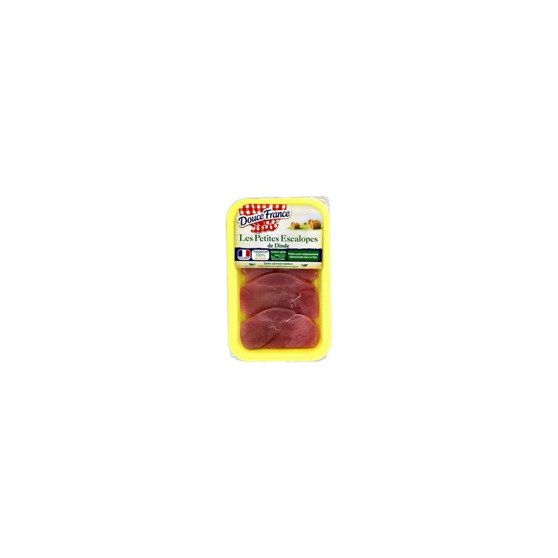 PERE DODU Small turkey escalopes x4 bag 160 g