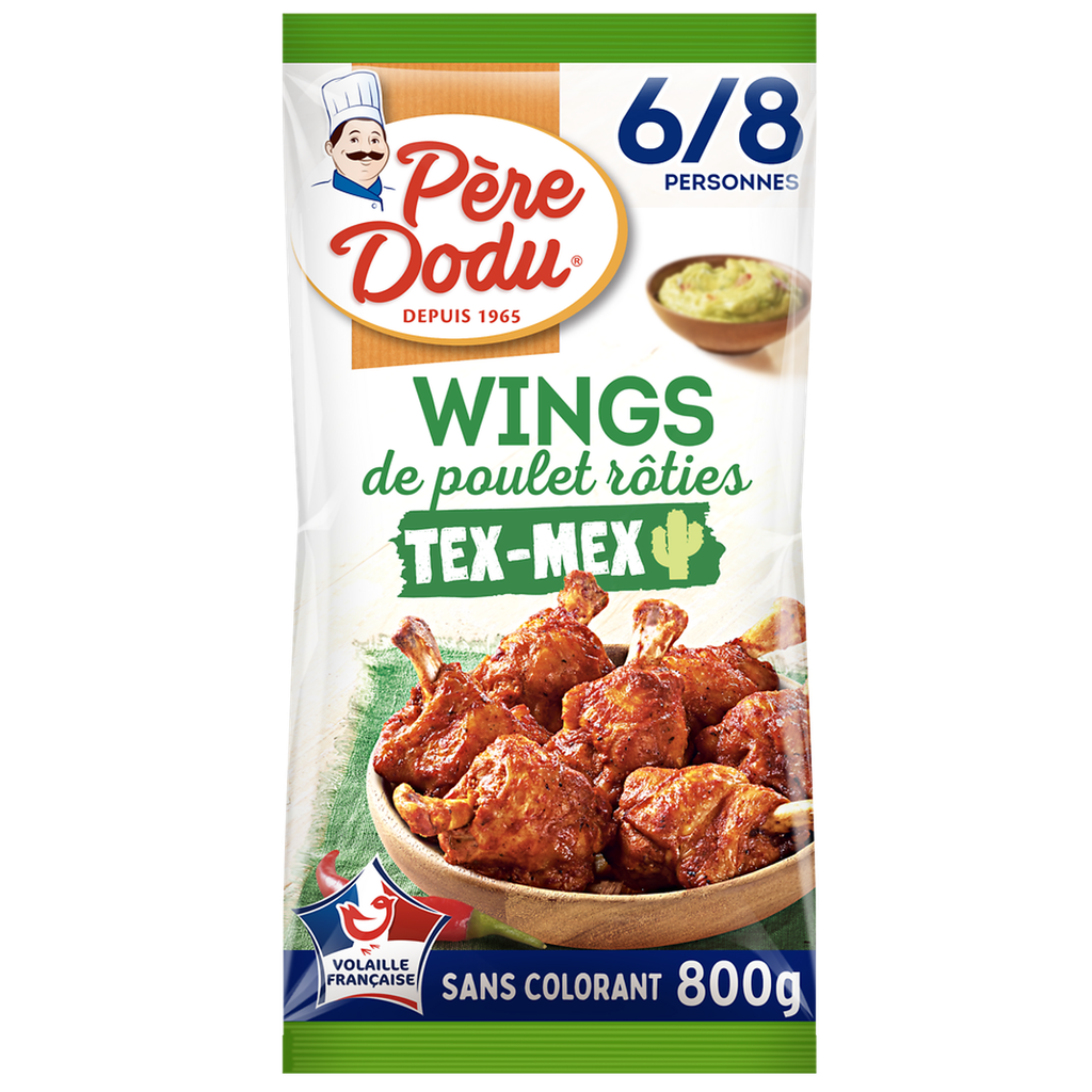 PERE DODU Alitas de pollo asadas estilo mexicano 800 g