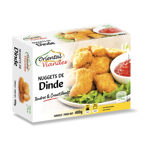 [3436590030191] ORIENTAL VIANDES Halal Turkey Nuggets 400 g