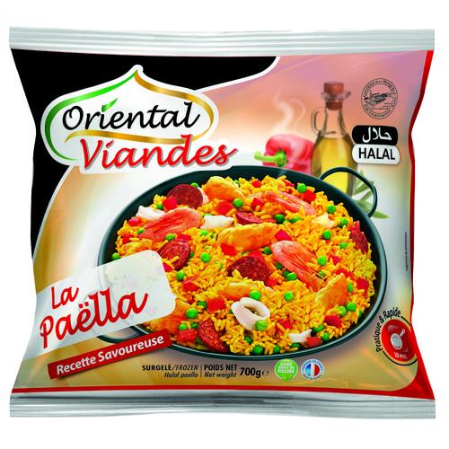 [3436590070029] ORIENTAL VIANDE Paella Halal Congelada 700 g