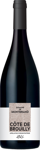[3436730006932] DOMAINE MONTBRIAND Côte de Brouilly AOP Rouge 75 cl