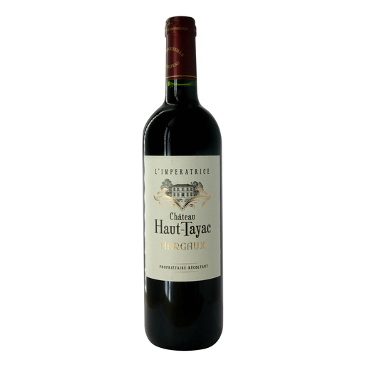 [3438910861980] CHATEAU HAUT TAYAC Vino Tinto A.O.P. Bordeaux l'Impératrice Margaux 75 cl