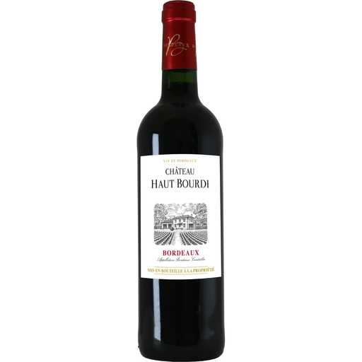 [3438910869306] CHATEAU HAUT BOURDI Vino tinto AOC Bordeaux 75 cl