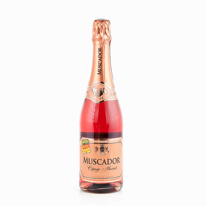 Muscador Sparkling Wine Sweet Muscat Rosé: The 75cl Bottle