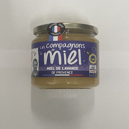 [3445731105858] LES COMPAGNONS DU MIEL Miel de lavanda de Provenza Agriéthique 375 g