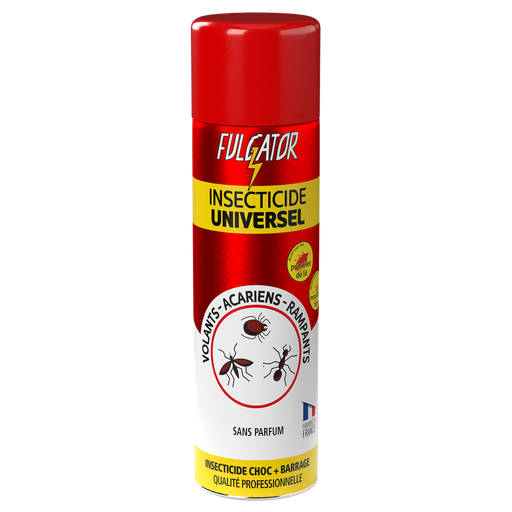 [3449120080108] FULGATOR Universal Insecticide Spray Flying Crawling Insects and Mites Odorless 500 ml