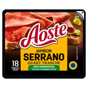 AOSTE Le Quart tranché Jambon cru Serrano 220 g