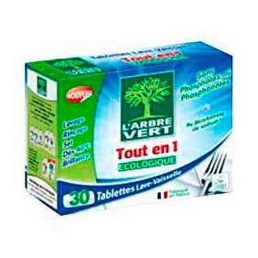 [3450601013270] L'ARBRE VERT Dishwasher Tablets Tout en Vert 30 units