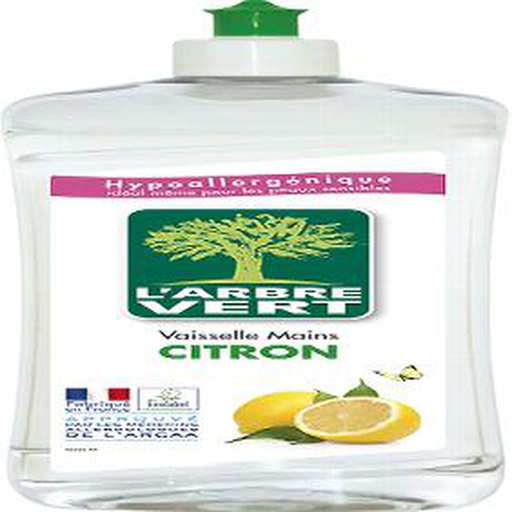 [3450601022173] L'ARBRE VERT Lavavajillas a mano limón 750 ml