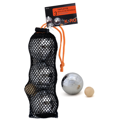 [3450652062579] K-RO Triplette de pétanque sous filet le filet de 3
