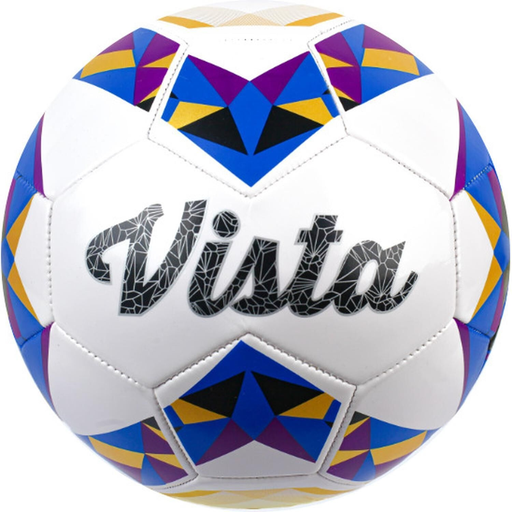 [3450652600108] DUARIG Ballon football Vista Or et bleu T5