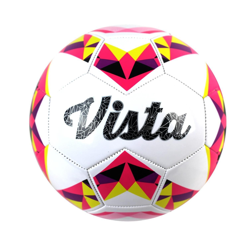 [3450652600115] DUARIG Ballon football Vista Jaune et rose T5