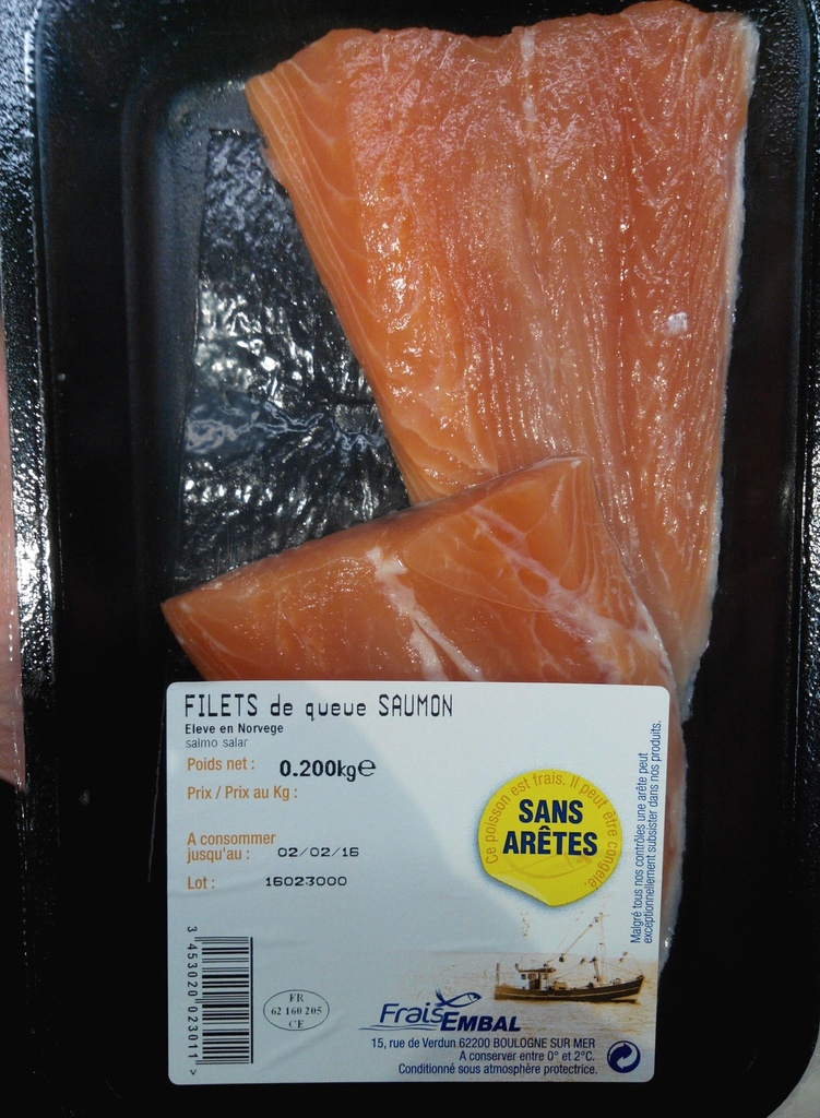 SACREBLEU Filet de saumon 200 g