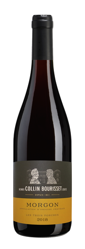 [3454140010066] COLLIN BOURISSET Henri et Louis Les Trois Porches, 2018 Morgon AOP Rouge 75 cl