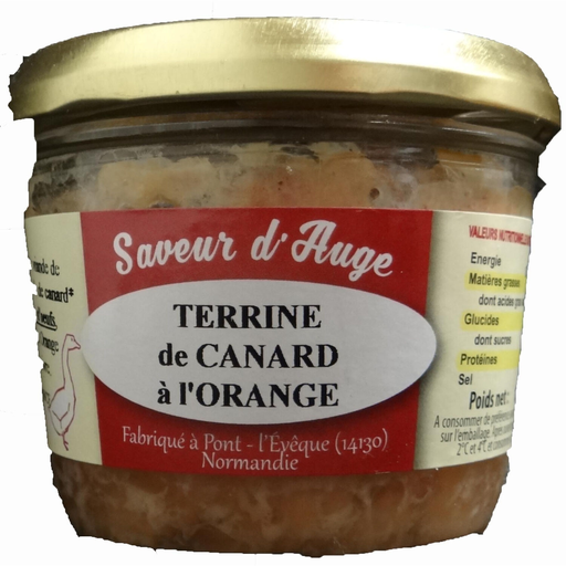 [3454740002034] SAVEUR D'AUGE Terrina de pato a la naranja 180 g