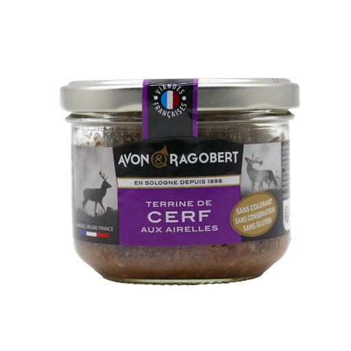 [3454770000345] AVON & RAGOBERT Terrina de ciervo con arándanos 180 g