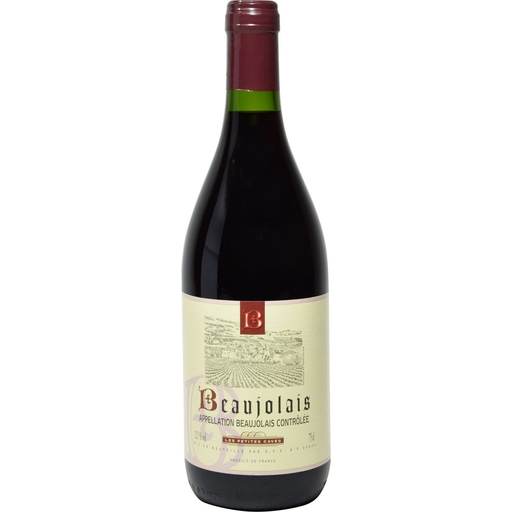 [3455180049498] LES PETITES CAVES Vin Rouge A.O.P. Beaujolais 75 cl