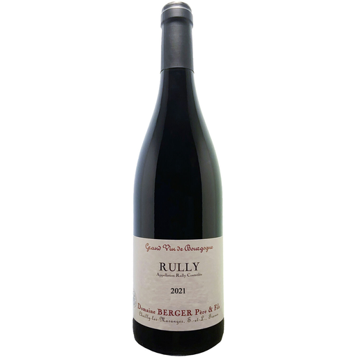 [3455590913204] DOM CHANZY Vin Rouge A.O.P. Domaine Berger RULLY 75 cl