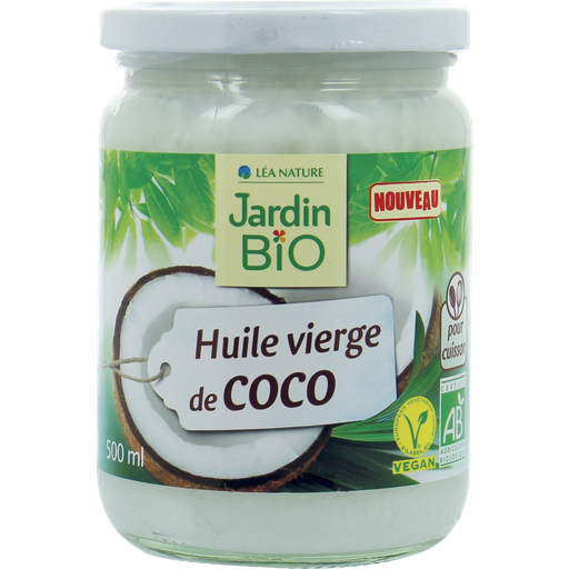 [3456300004625] JARDIN BIO ETIC Óleo virgem de coco de comércio justo 500 ml