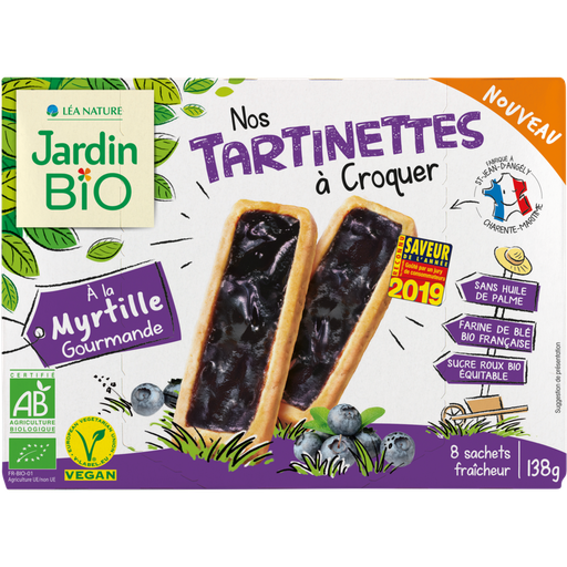 [3456300009743] JARDIN BIO Tartinettes Arándano