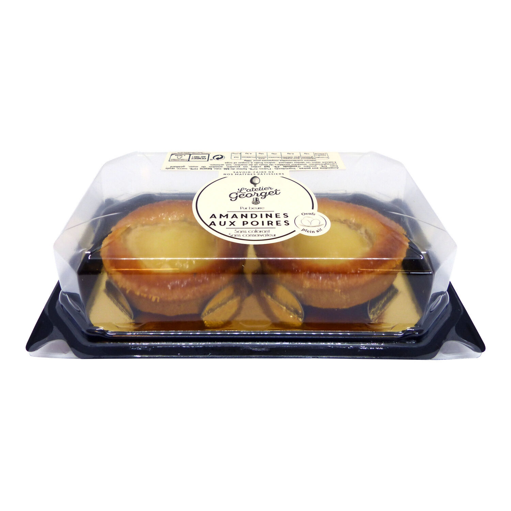 L'ATELIER GEORGET Pear Almond Tartlet 190 g