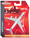 MAJORETTE Metal Airplane Figurine l'unité