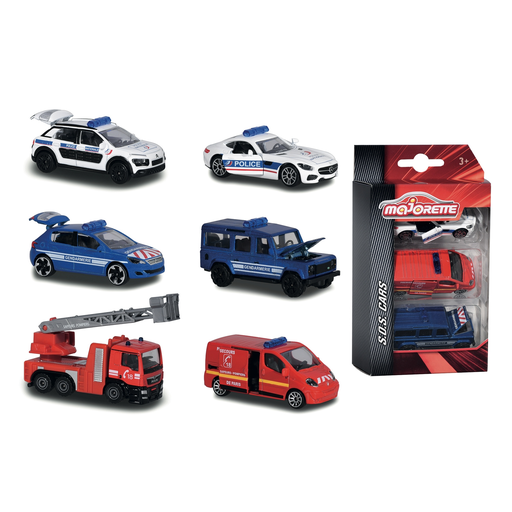 [3467452040102] MAJORETTE 3-Piece Service Vehicle Set per box